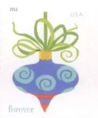2011 USa Forever Holiday Baubles Stamps