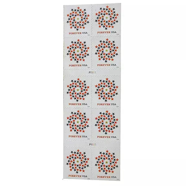 2016 USa Forever Stars Red & Blue Stamps