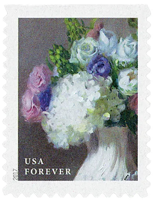 2017 USa Forever Flowers from The Garden Stamps