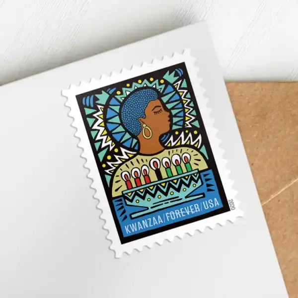 2020 USa Forever Kwanzaa Postage Stamps