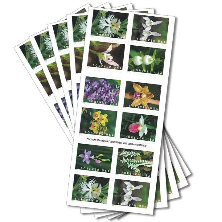 2020 USa Forever Wild Orchids Stamps