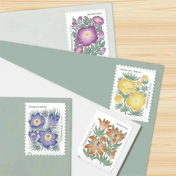 2022 USa Forever Mountain Flora Stamps