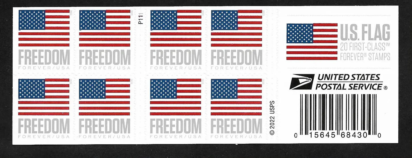 2023 USa Forever freedom flag stamp