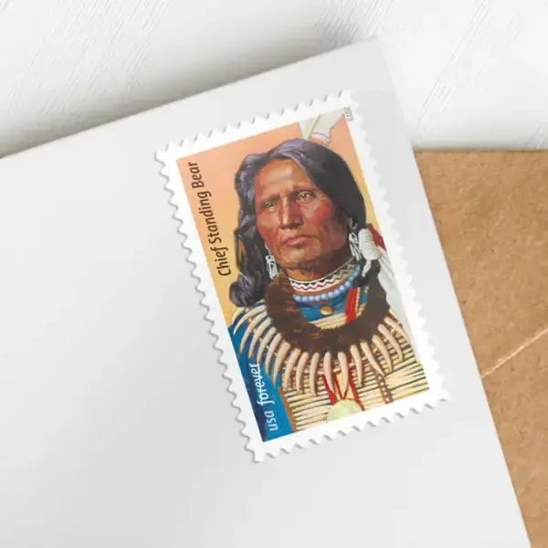 2023 USa Forever Chief Standing Bear Stamps
