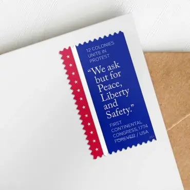 2024 USa Forever First Continental Congress 1774 Stamps