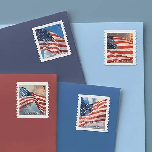 2024 USa Forever American Flag Stamps Rolls