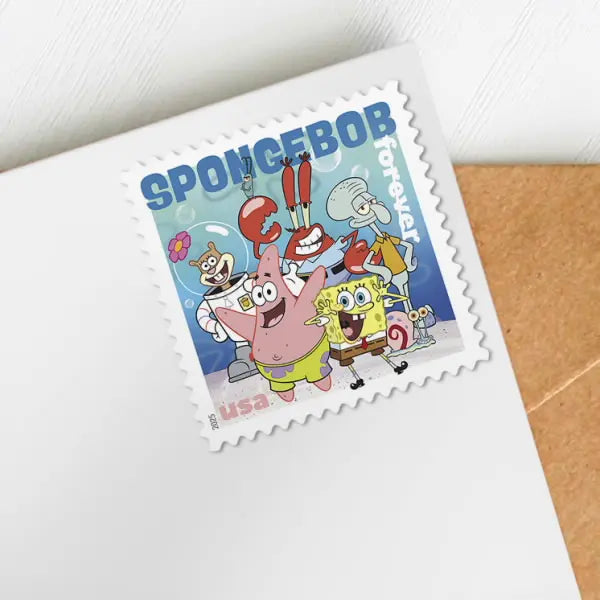 2025 USa Forever SpongeBob SquarePants Stamps