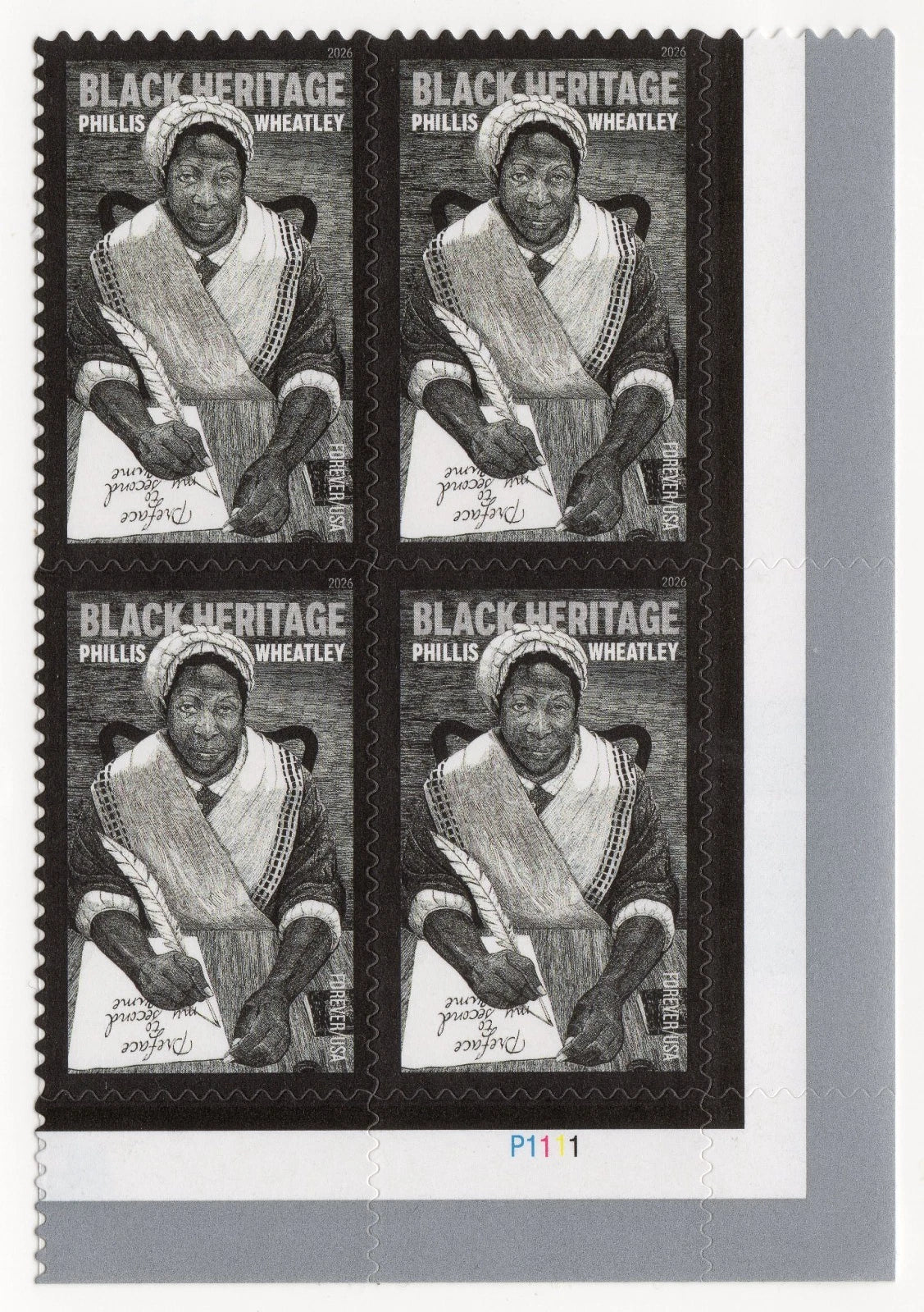 2026 Phillis Wheatley forever stamps
