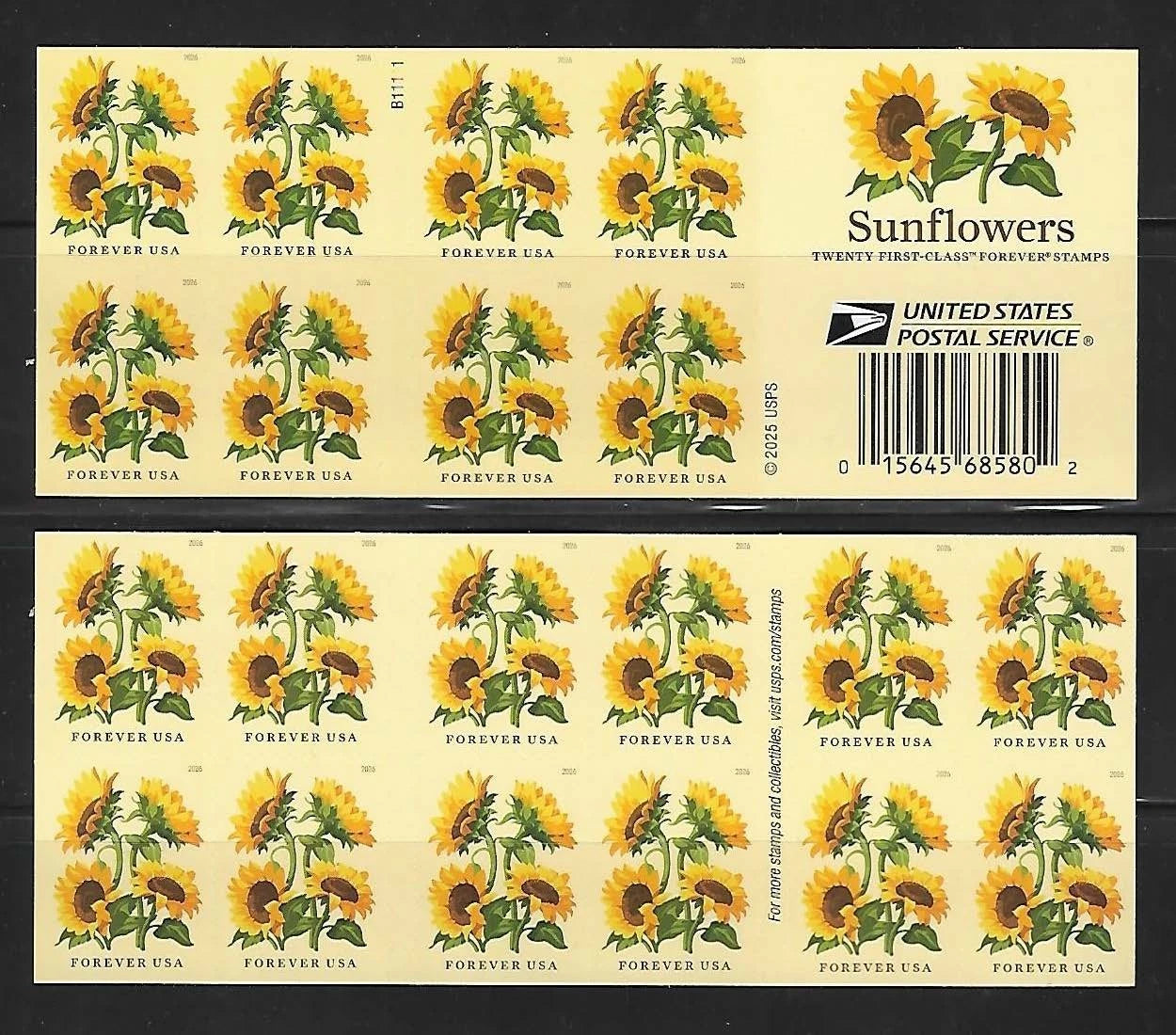 2026 Sunflowers Forever Stamp