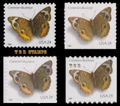 2006 USa Forever Common Buckeye Butterfly Stamps