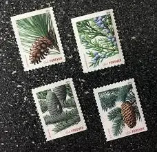 2009 USa Forever Holiday Evergreens Stamps