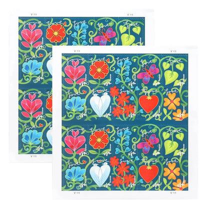 2011 USa Forever garden love stamps