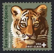 2011 USa Forever Save Vanishing Species Postage Stamps