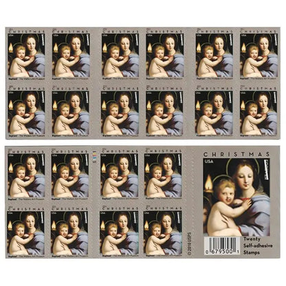 2011 USa Forever Raphael Madonna of the Candelabra Stamps