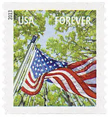 2013 USa Forever A Flag for All Seasons Stamp