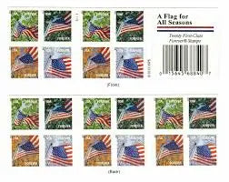 2013 USa Forever A Flag for All Seasons Stamp
