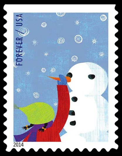 2014 USa Forever Winter Fun Stamps