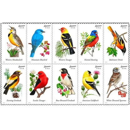 2014 USa Forever Songbirds Forever Stamps