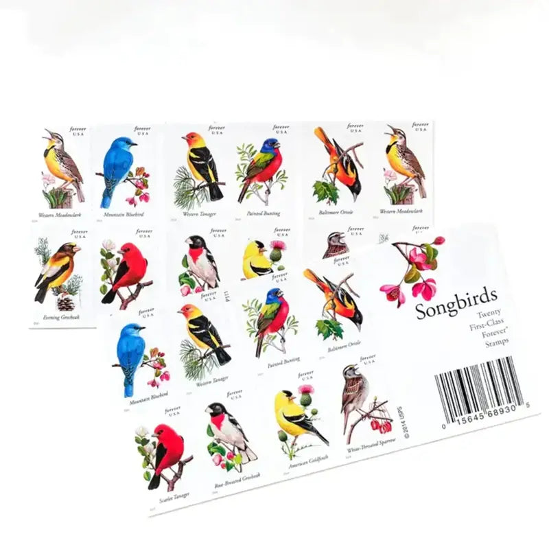 2014 USa Forever Songbirds Forever Stamps