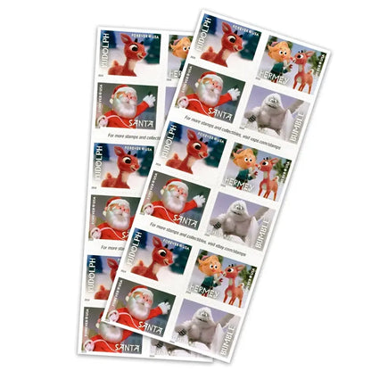 2014 USa Forever rudolph stamp