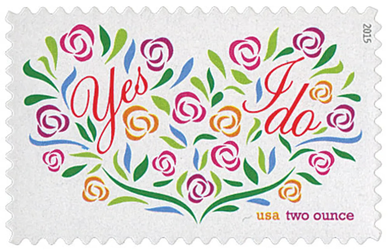 2015 USa Forever yes-i-do full sheet stamp