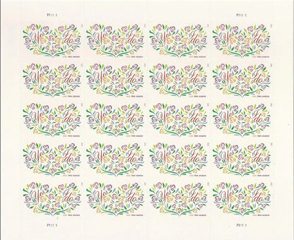 2015 USa Forever yes-i-do full sheet stamp