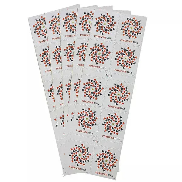 2016 USa Forever Stars Red & Blue Stamps