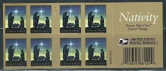 2016 USa Forever Traditional Christmas Nativity Stamp