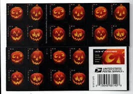 2016 USa Forever Jack o Lanterns Stamps