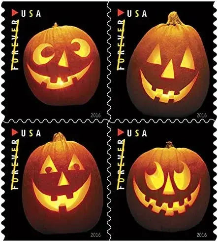 2016 USa Forever Jack o Lanterns Stamps