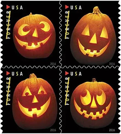 2016 USa Forever Jack o Lanterns Stamps