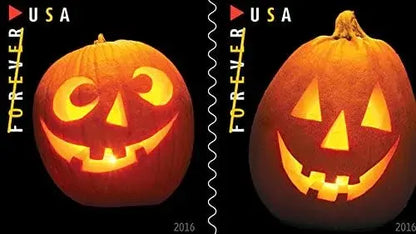 2016 USa Forever Jack o Lanterns Stamps