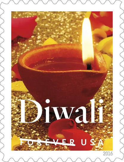 2016 USa Forever Diwali Celebration Stamps