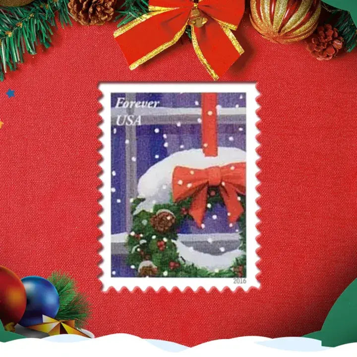 2016 USa Forever Holiday Windows Stamp
