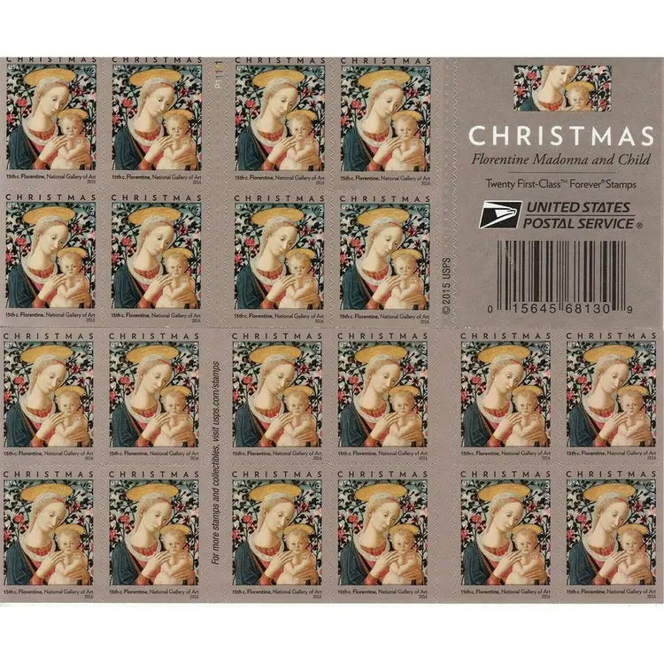 2016 USa Forever Florentine Madonna and Child Stamps