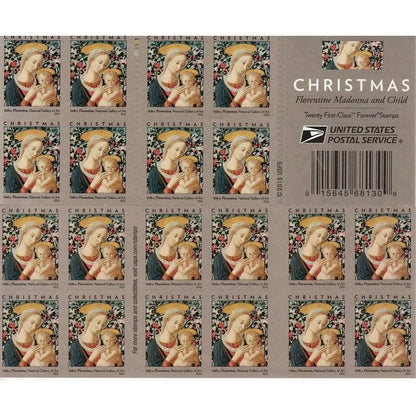 2016 USa Forever Florentine Madonna and Child Stamps