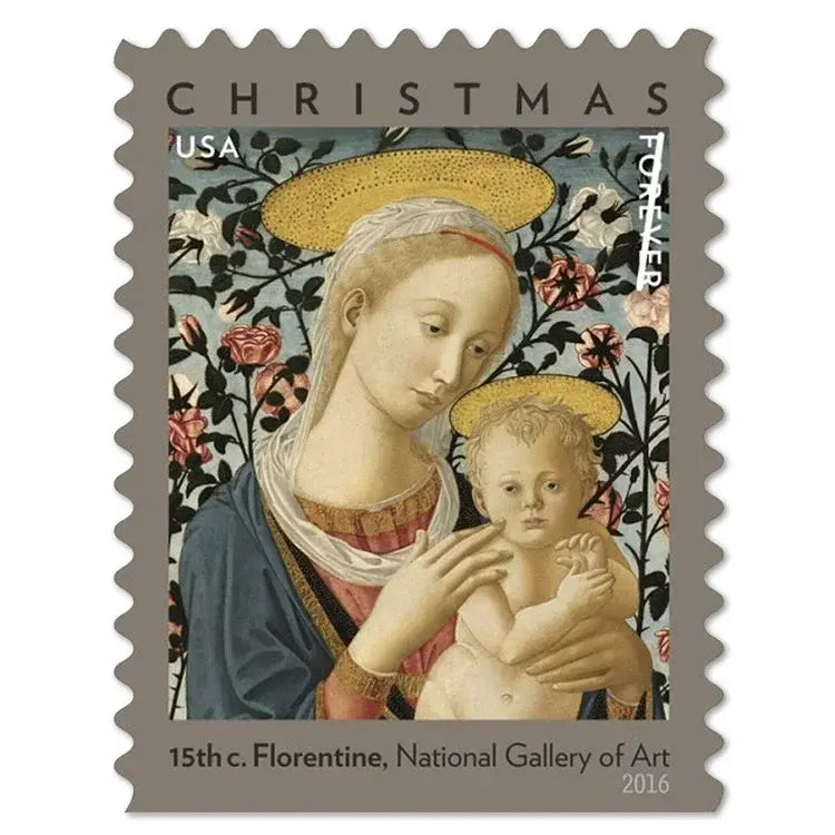 2016 USa Forever Florentine Madonna and Child Stamps