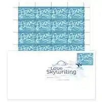 2017 USa Forever love skywriting stamps