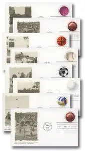 2017 USa Forever Have a Ball! Baseball Basketball Vollyball Stamps