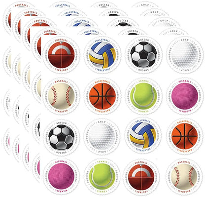 2017 USa Forever Have a Ball! Baseball Basketball Vollyball Stamps