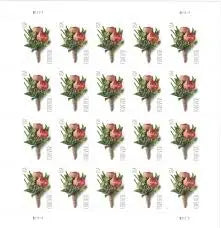 2017 USa Forever Celebration Boutonniere Stamps