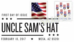 2017 USa Forever Uncle Sam’s Hat Stamps