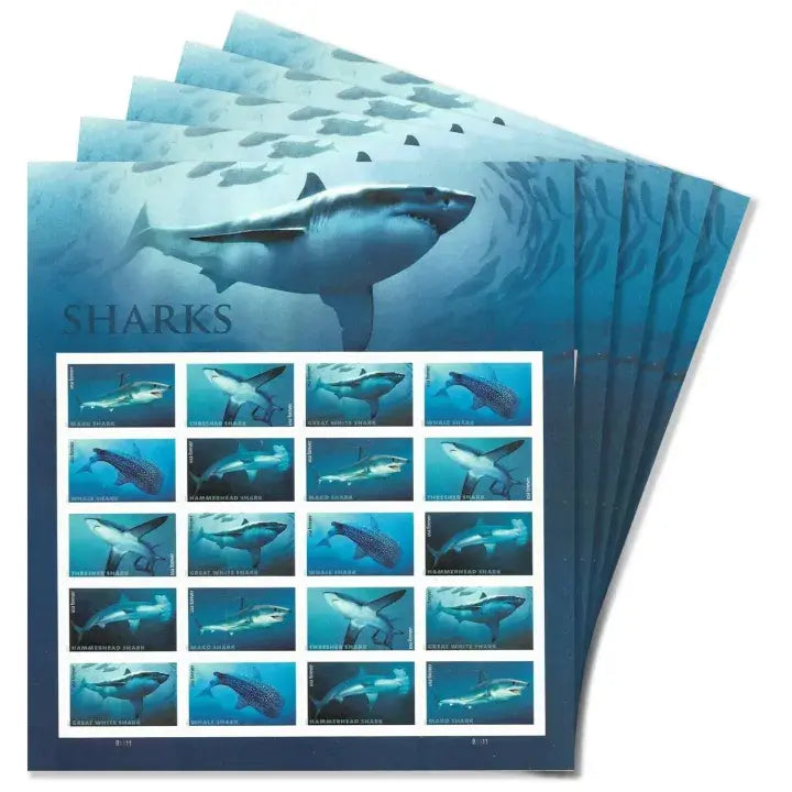2017 USa Forever Shark Stamps