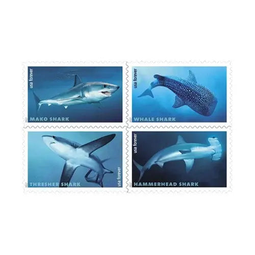 2017 USa Forever Shark Stamps