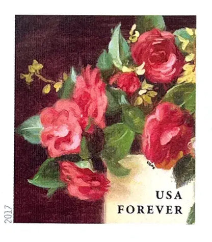 2017 USa Forever Flowers from The Garden Stamps