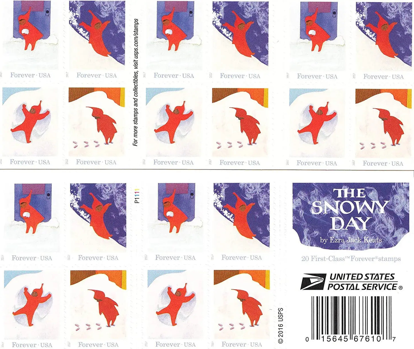 2017 USa Forever Snowy Day Stamps