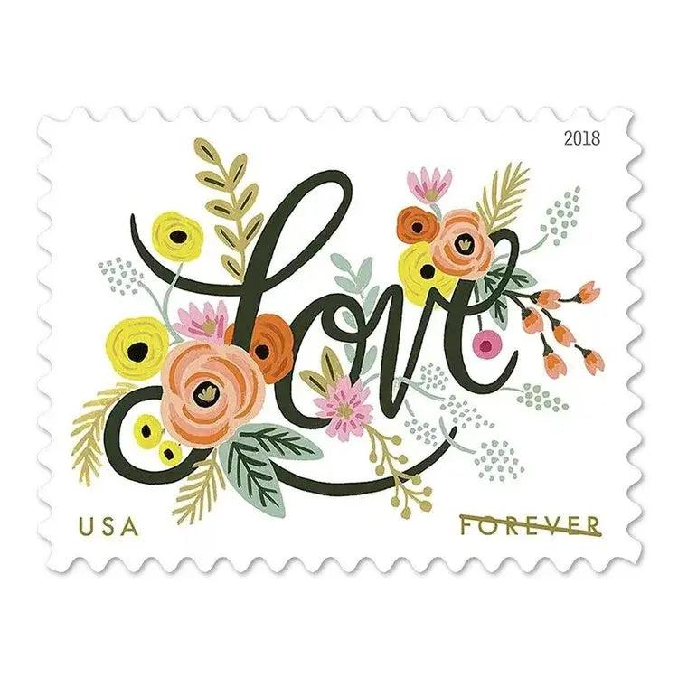2018 USa Forever Love Flourishes Stamps