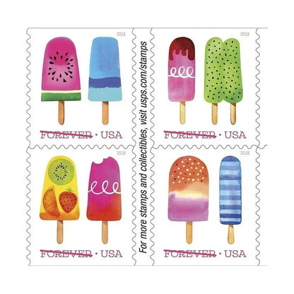 2018 USa Forever Ice Cream Self Stamp