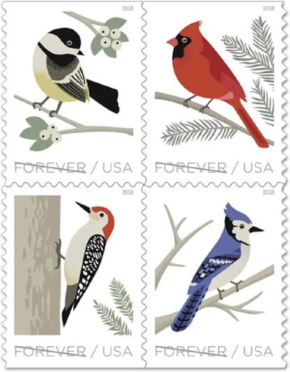 2018 USa Forever Featuring Birds Stamps