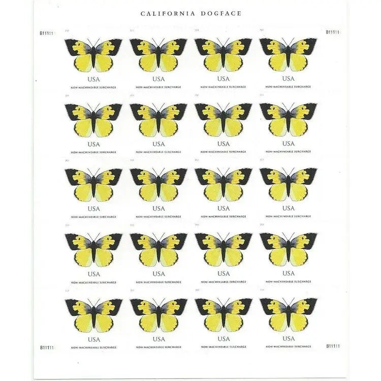 2019 USa Forever California Dogface Butterfly Stamp